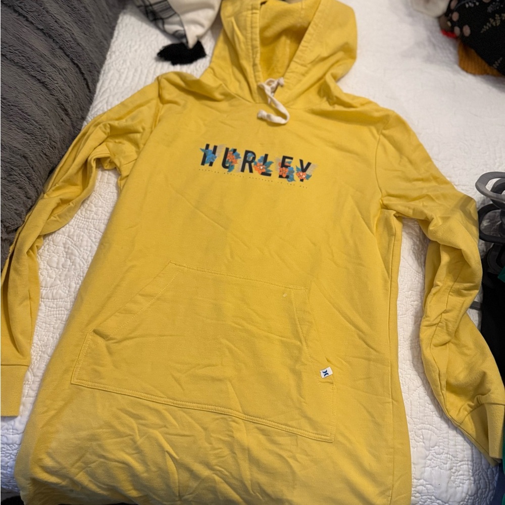 Hurley Vibrant Yellow Pullover Hoodie